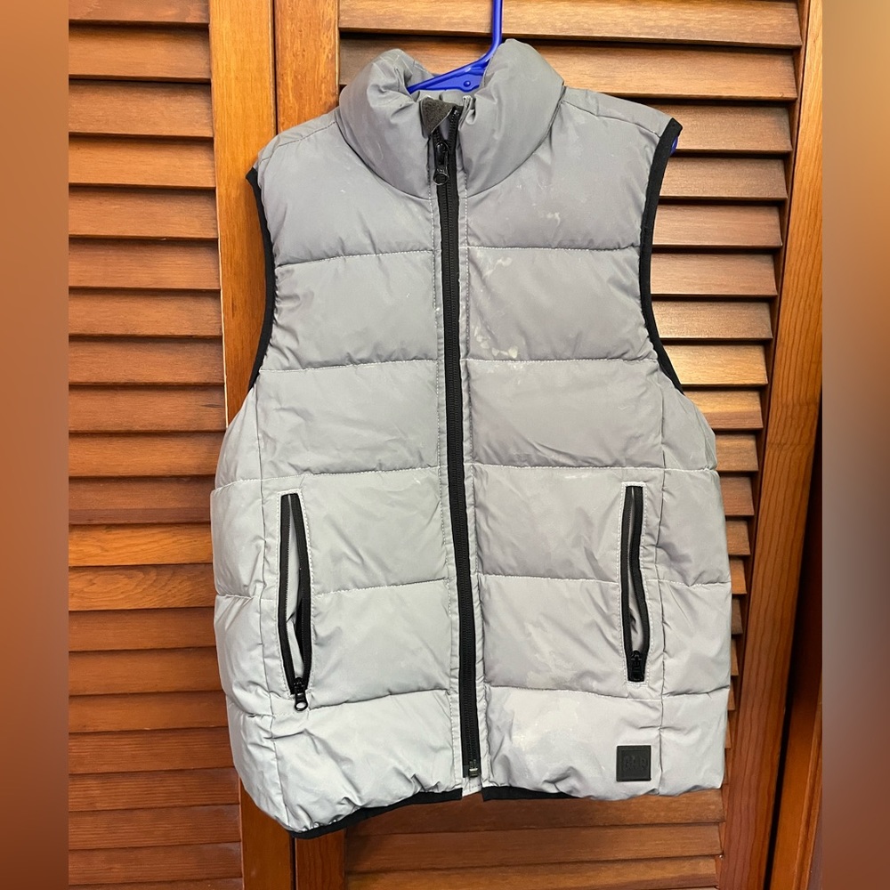 GAP Kids Gray Puffer Vest